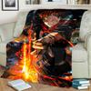 Jujutsu Kaisen Warm Comfortable Print Blanket Flannel for Bedrooms, Sofas, Beds, Chairs, Picnics, Travel