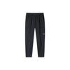 Solid Color Multi-Pocket Design Letter Print Straight-Leg Sports Pants Men Bottoms Black 152217508-2