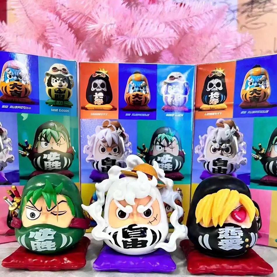 В наличии 6 см Аниме One Piece Q-версия Фигурка Ника Луффи Зоро Санджи Кос Супер Дамма Фигурка ПВХ Украшение для Автомобиля Статуя Модель Игрушки