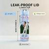 1PC Country Music Character 750ml sports water bottle leakproof straw lid outdoor office home