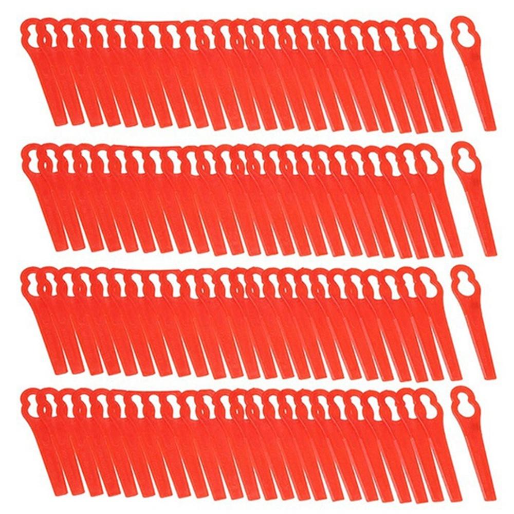 200/100/50/10 шт./упак. лезвие для триммера для травы, нож для садового инструмента, пластиковые режущие лезвия для триммера для травы, запасная часть кустореза