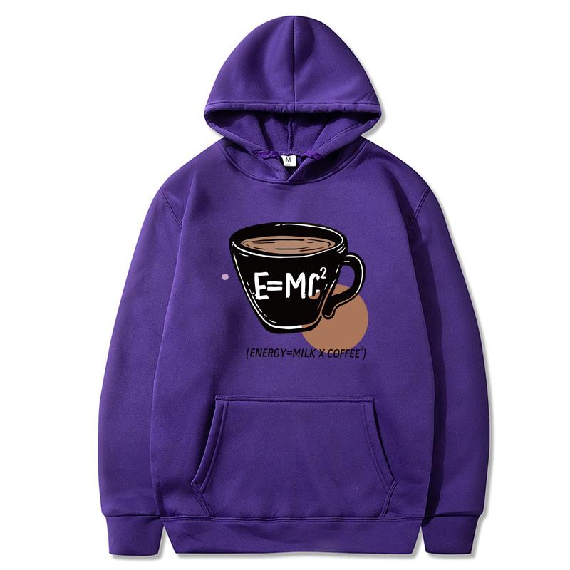 Emc Energy Milk Coffee Hoodies Women Fleece Comfortable warm Hoodie Fashion Casual All Match Hoody Sports Original Basic Clothes