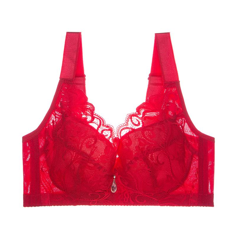 Бюстгальтеры пуш-ап для женщин, сексуальное кружевное нижнее белье с тонкими чашками, беспроводное удобное нижнее белье больших размеров