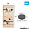 SLINGPUXX Sling Puck Game Настольный футбол Выигрышные игры Складная настольная игра в хоккей