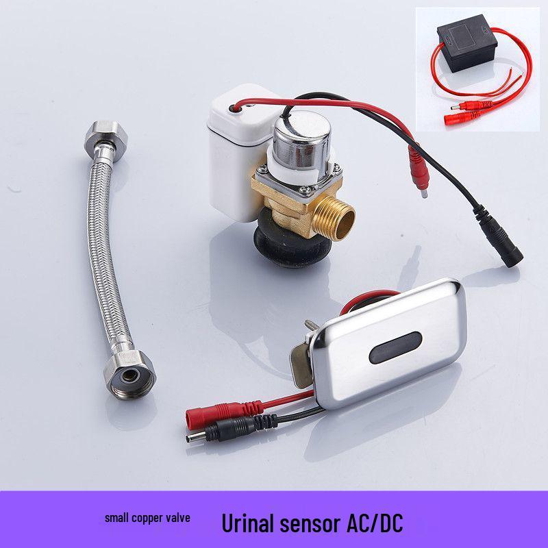 Автоматический инфракрасный смыватель для писсуара с электромагнитным клапаном-датчиком
