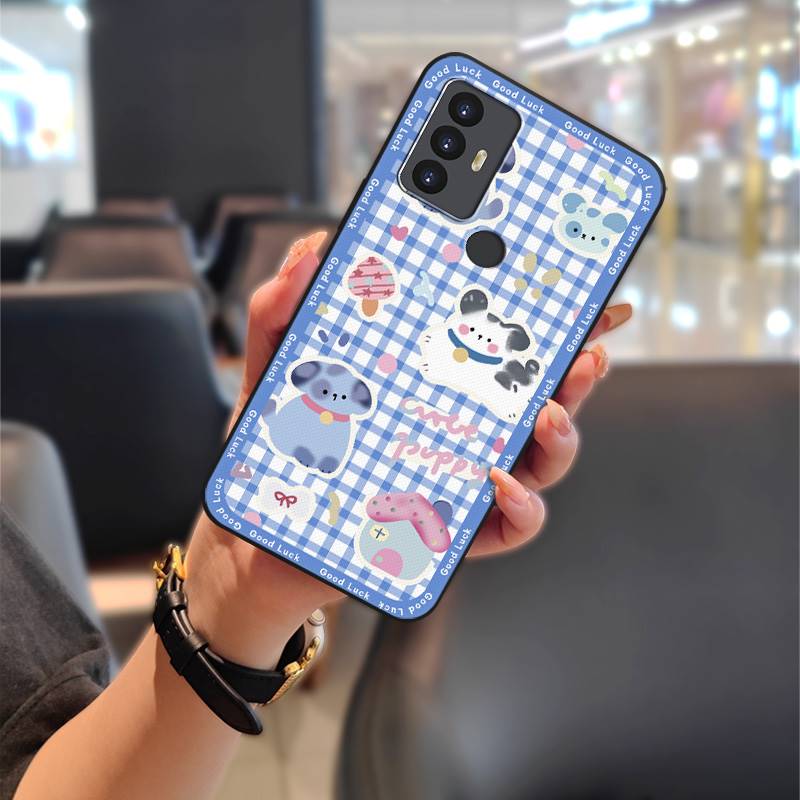 Мультяшный граффити чехол для телефона для TCL 30SE/30E/306/305/Sharp Aquos V6/V6 Plus Ударопрочный Мягкий чехол Милый Прочный Животные