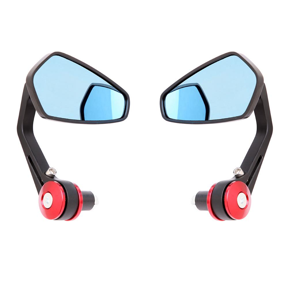 Мотоцикл 7/8 "Ручка на конце зеркала заднего вида сбоку для Ducati Honda Yamaha Aprilia Kawasaki мотоцикл заднего вида