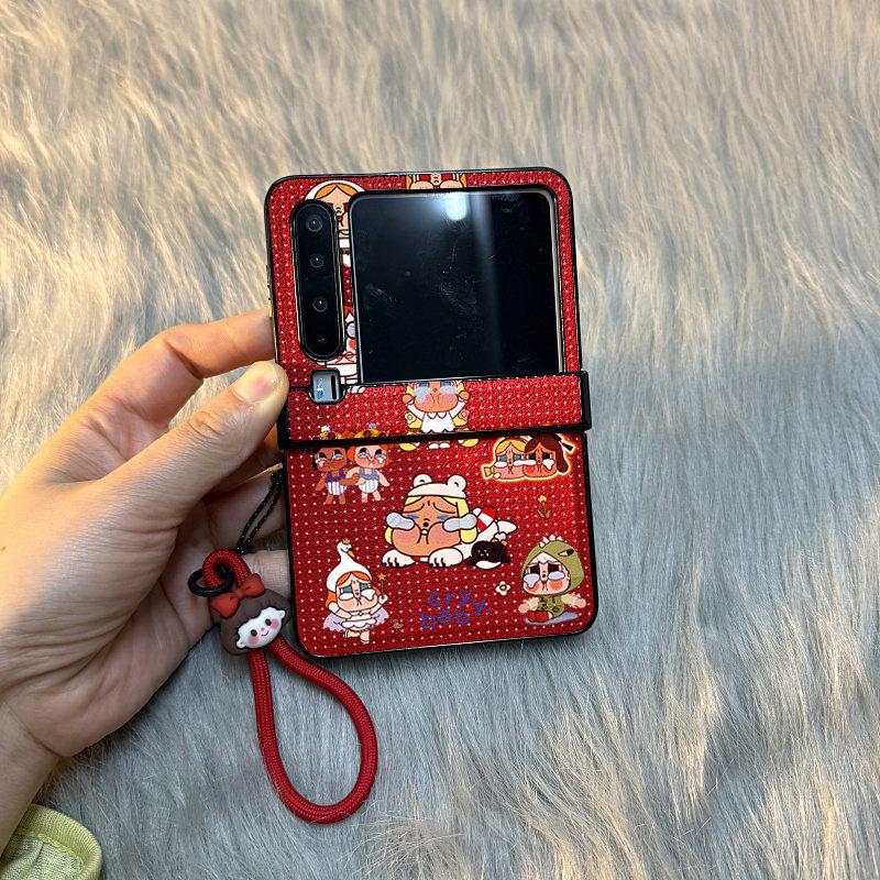 Hongyuekeng плачущий ребенок семья плюшевая любовь подходит для huawei pocket/s складной экран PuraX чехол для мобильного телефона Xiaomi mixflip Samsung zflip//женский