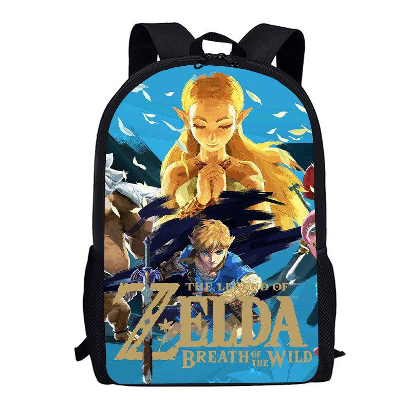 Рюкзак Legend Of Zelda Breath Of The Wild Игровой Школьный Рюкзак для Студентов 3D Печатный Мультяшный Рюкзак