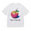 Men's Comfortable Breathable Comfy Classic T-Shirt Colorful Apple Graphic Tee
