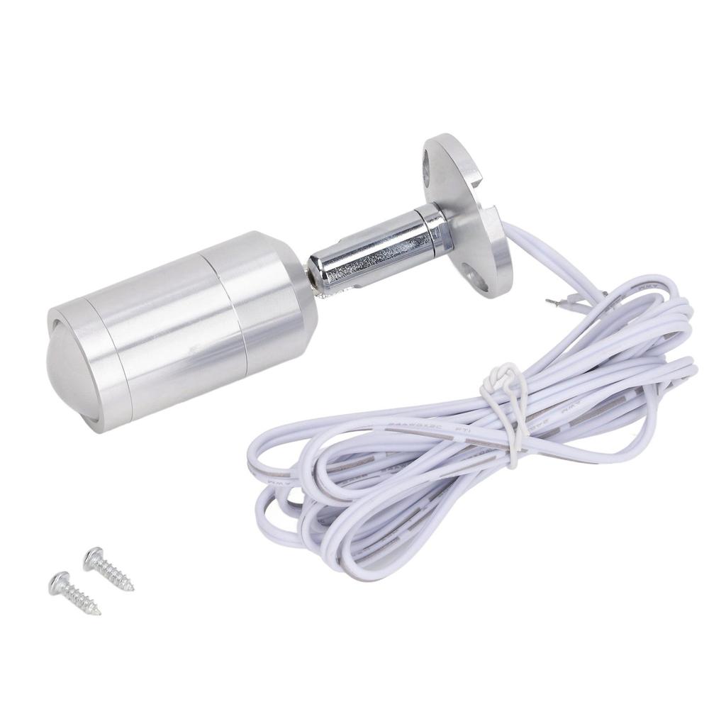 Витринный светильник с регулируемым углом наклона, мини-светодиодный светильник для витрин, полок, серебристый, AC 220В