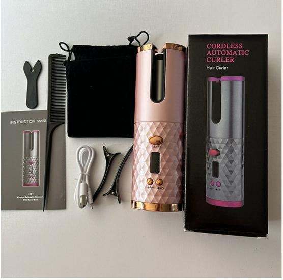 Унисекс Беспроводная Автоматическая Плойка - Без Ожогов, Инструмент для Легкой Укладки