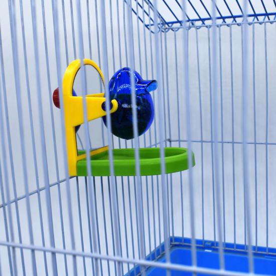 Bird Leakage Toy Wear-resistant Stable Structure House Shape Pet Bird Parrot Food Feeder Bird Supplies