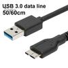 USB 3.0 A Male To Micro B Male Data Sync Adapter Cable for Mobile Hard Disk SSD