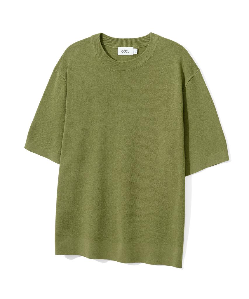 COSTUME O’CLOCK [2Pack] Cool Linen-Like Short Sleeve Knit Set