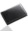 Sankyo Shokai Doob London Men's Cordovan Horsehide Leather Slim Card Case (Black)