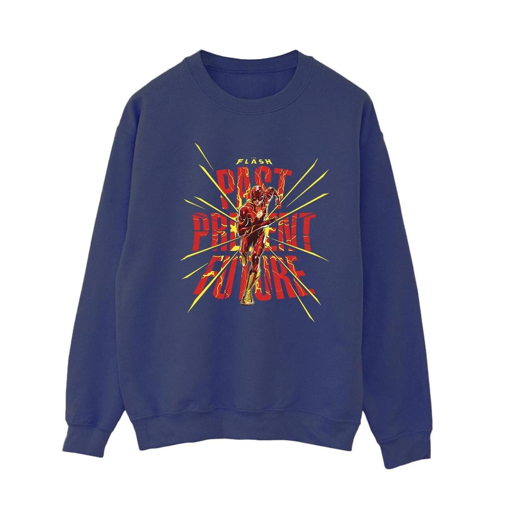 DC Comics Womens/Ladies The Flash Past Present Future Sweatshirt