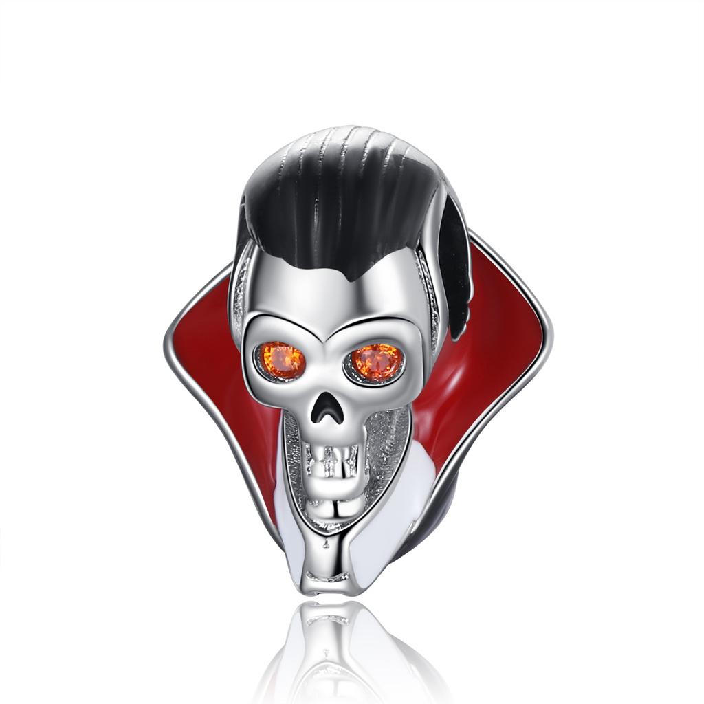 Funny Halloween Charms Copper Pumpkin Ghost Witch Magic Hat Pendant Bead Fit Original Bracelet Necklace Diy Jewelry