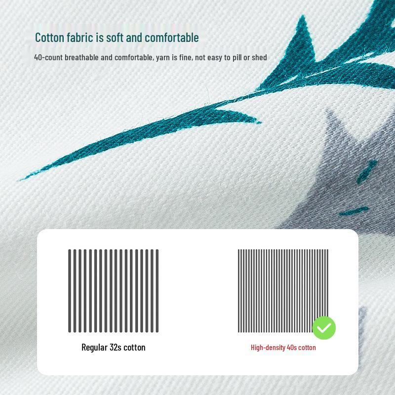 2024 Хлопковый Комплект Детского Постельного Белья - Защитный Бортик от Ударов и Падений для Всех Сезонов