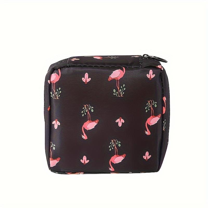 Милая мультяшная сумка для хранения гигиенических прокладок для девочки, портативный дорожный органайзер, большая вместимость, органайзер для гигиенических прокладок, дорожная косметичка, органайзер для кабелей