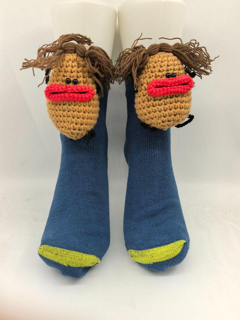 Уютные рождественские вязаные носки с животными - Теплые и милые для осени и зимы