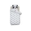 Housse De Couette - Panda - 140 X 200 Cm - 100% Coton - 1 Taie D'oreiller - Enfant