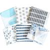 Transparan Japanese-Made Gauze Face Towels, 6-Piece Set, Magokoro Towel, No Obi, Senshu Towel, Quick-Drying, Absorbent, Thin, 100% Cotton