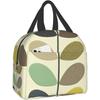 Orla Kiely Print Портативная сумка для ланча Водонепроницаемая многоразовая прочная изолированная сумка для ланча для мужчин и женщин на работу, пикник, путешествия