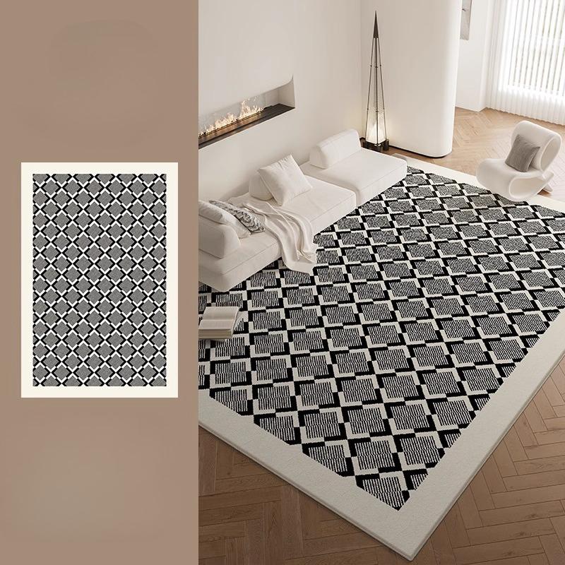 Modern Style Living Room Decoration Carpet Minimalist Rugs for Bedroom Thickend Plush Cloakroom Floor Mat Fluffy Soft Lounge Rug