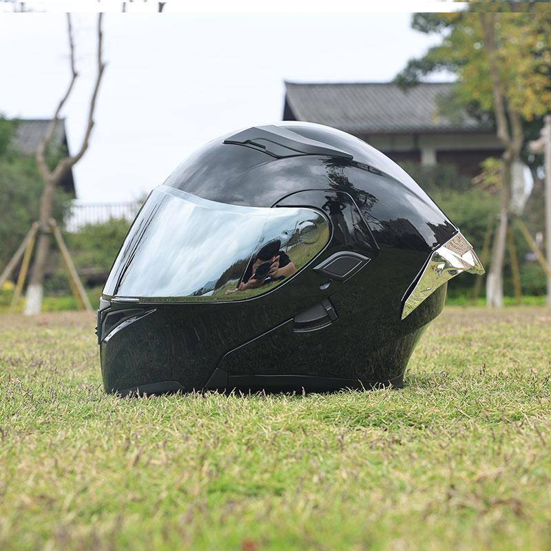 ORZ-Premium ABS Modular Motorcycle Helmet, Dual Internal & External Visor, Breathable Anti Impact Protective Gear for Riders