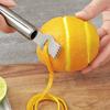 1Pc Stainless Steel Lemon Peelers Fruit Orange Zester Citrus Grater Stainless Steel Grips Lime Zest Peeling Tool Knife