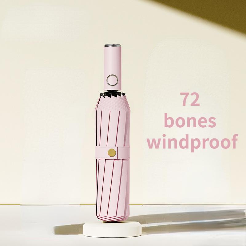 72 Bone супер сильный ветрозащитный автоматический складной мужской зонт усиленный большой непромокаемый солнцезащитный зонт для женщин