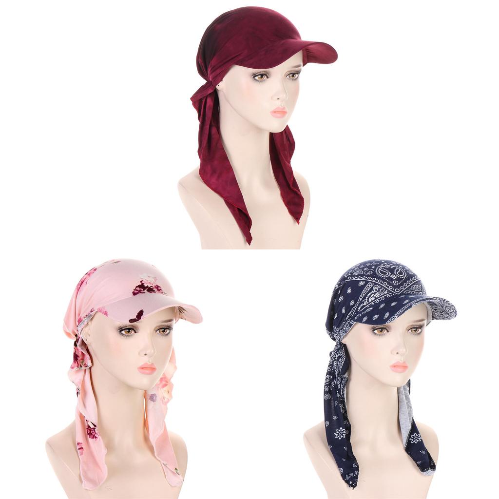 Elegant Head Wrap With Flower Motif For Daily Fashion And Outdoor Activities