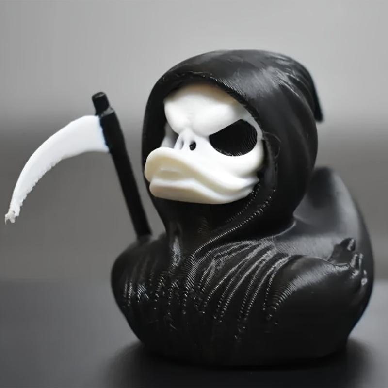 Grim Reaper Duck A 3D Printed Scary Death Duck Statue Suitable for Home Decoration Halloween Decoration for Haunted House Party