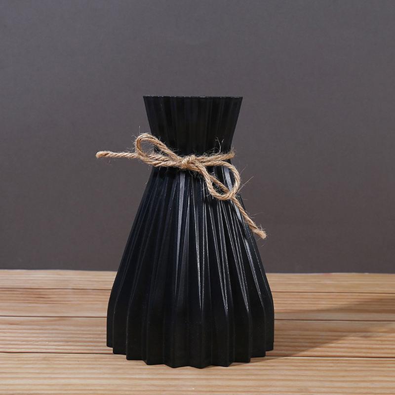 Nordic Imitation Ceramic Flower Vase Flower Hydroponic Pot Vase Home Desk Decorative Vases For Flowers Plant Wedding Decorations