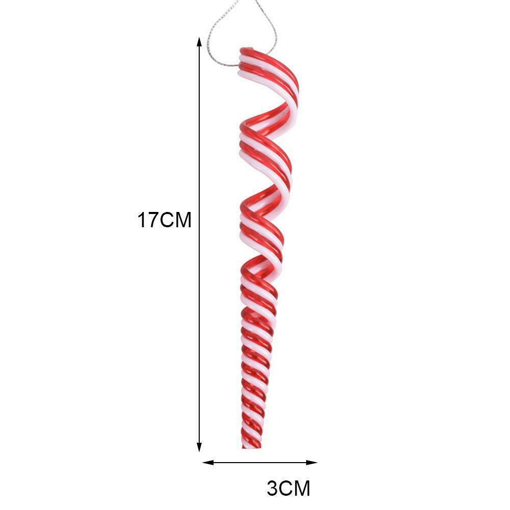 6/1 шт. подвески для рождественской елки пластиковые конфеты подвесные шары DIY рождественские елочные украшения для дома новогодние рождественские украшения Navidad