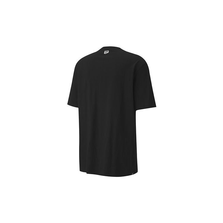 Puma Футболка с коротким рукавом и принтом Downtown Casual, мужские топы, цвет черный 599177-01