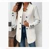 Autumn and Winter Women's Fashion Three-grain Double-button Jacket Suit