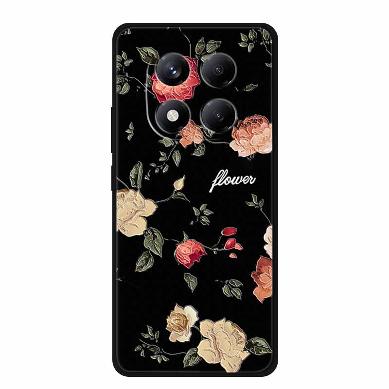3D Цветочный тисненый чехол для Redmi Note 15 5G (Китай) Чехол Мягкий Силиконовый Чехол Для Телефона Для Note 15 5G Для Китая Чехлы Оболочка Coque