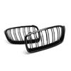 Автомобильная двойная глянцевая черная решетка для почек, передняя решетка для BMW 3 серии F30 F31 F35 2012 2013 2014 2015 2016 2017