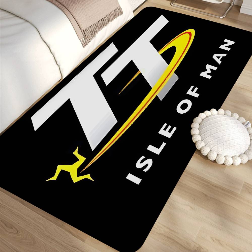 Motorcycle I-Isle Of Man TT Entrance Door Mat Nordic Style Home Doormat Bathroom-Toilet Mats Bedroom Hotel Decor Mat