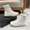 Fashion Winter Women's Boots 2024 New Waterproof Non Slip Snow Boots High Top Plush Cotton Shoes Comforta Thick Sole Casual Ladies Shoes