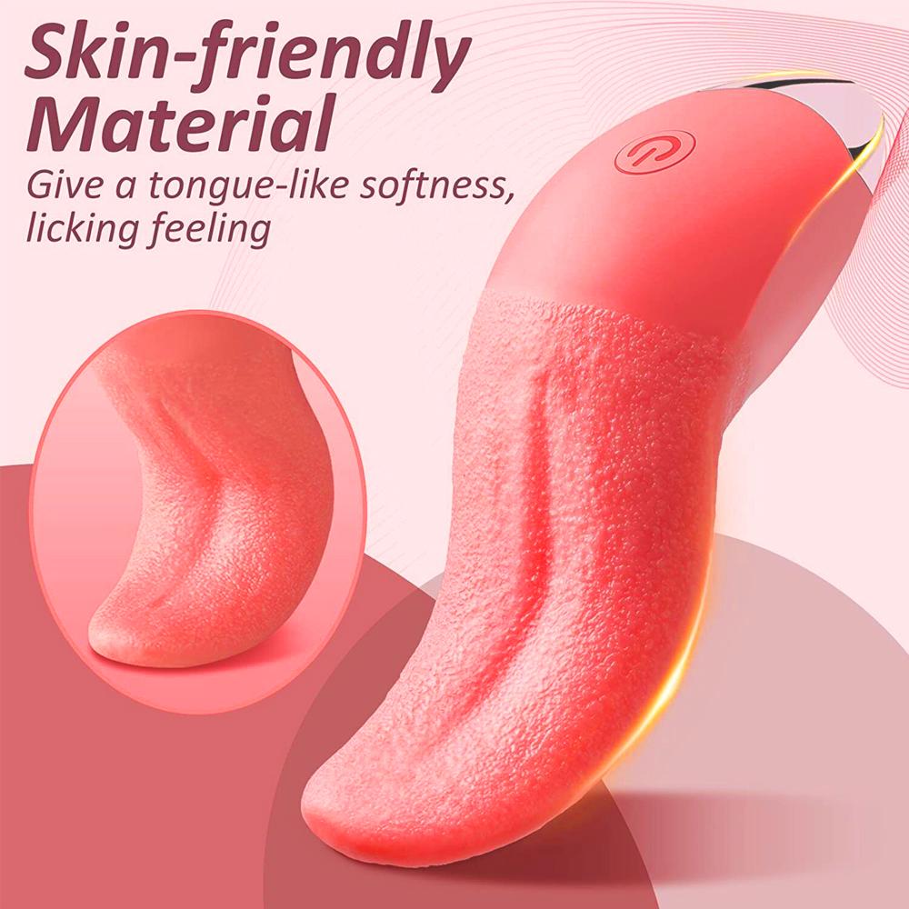 10 Mode Tongue Licking Vibrator Mini Sex Toys for Women Clit Stimulator G-spot Nipple Female Masturbator Couples Product