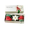Christmas Creative Handmade Fragrant Wax Candle Gift Set With Christmas Tree And Fawn Shapes