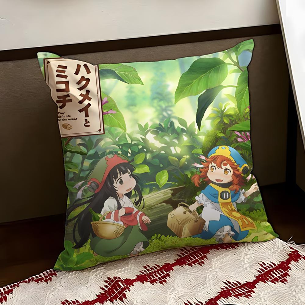 Милая Наволочка для Подушки Hakumei to anime MMikochi, Двусторонняя, Мягкая, Прочная, для Дома, Автомобиля, Многоцелевая, для Ежедневного Комфорта