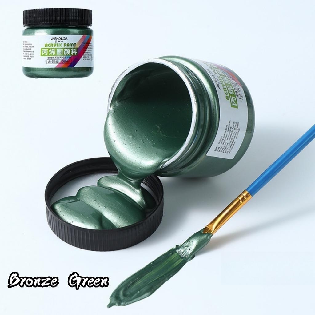 Набор матовой акриловой краски 100 мл Премиальные цвета Формула без растрескивания для росписи камней Ткань Холст Деревянные поделки Водостойкое искусство Суп