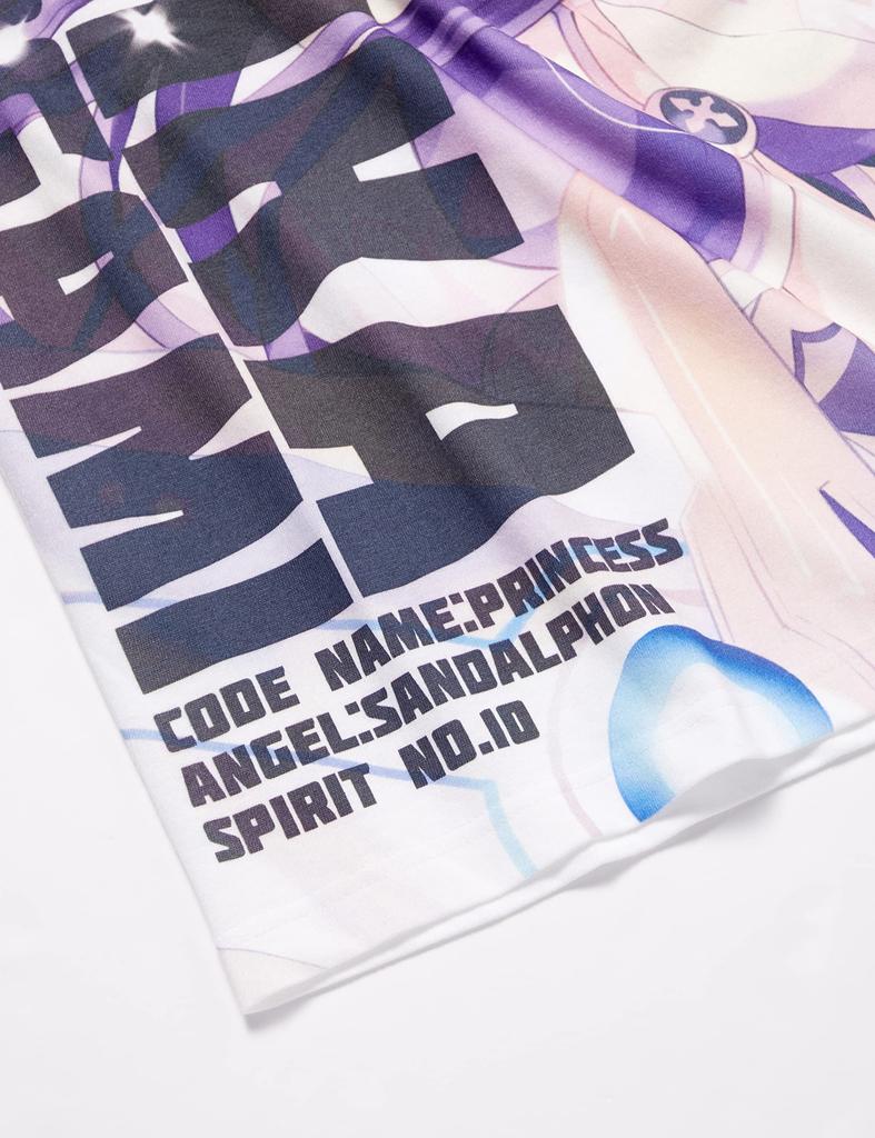 Cospa Date A Live Original Version Tohka Yatogami Full Graphic WHITE S Size T-Shirt