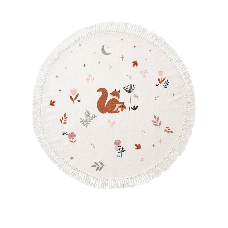 Круглый Пушистый Ковер Для Гостиной С Кисточками, Белый Ворсистый Коврик Для Игр в Детскую Комнату Для Детей, Мягкие Плюшевые Ковры Для Спальни Для Детей