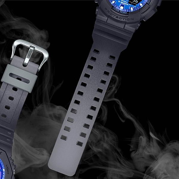 Casio Мужские часы G-SHOCK GA-100FL-1AJF [G-SHOCK Flame inside Series] Круглые часы из черной смолы