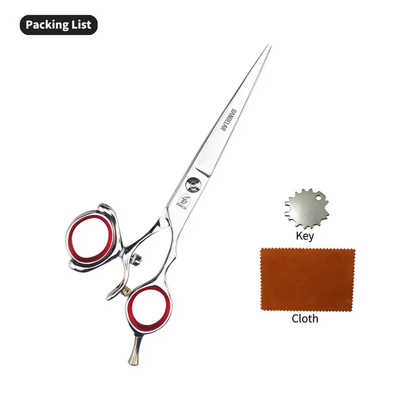 SANGELAR 6-дюймовые ножницы для волос с вращающейся ручкой Профессиональный парикмахерский парикмахер Профессиональный парикмахерский парикмахерские ножницы парикмахерские